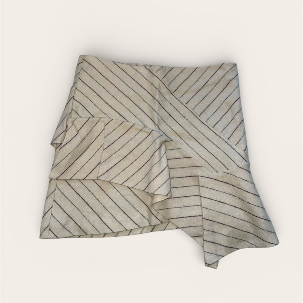 Isabel Marant Kimura Asymmetric Striped Mini Skirt - Picture 8 of 8